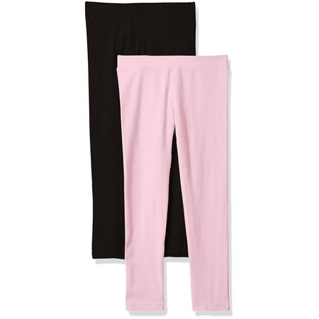 Clementine Apparel Toddler Girls Ultra Soft 2 Pack Leggings