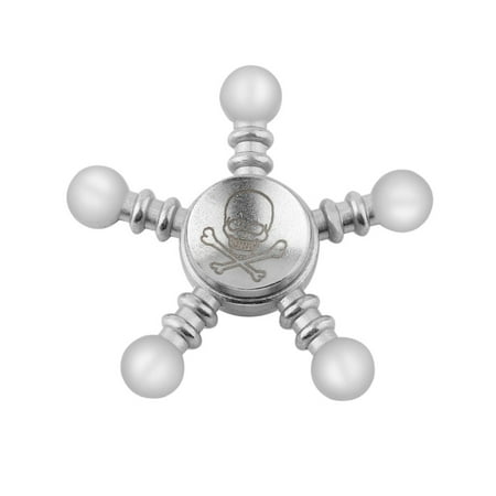 Novelty Metal Finger Spinner Anti-Stress Five-Blades Rotatable Finger Spinner