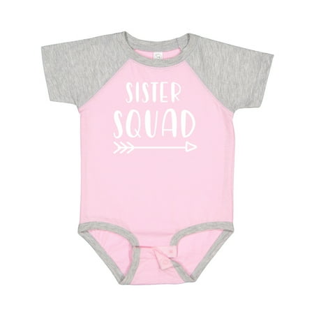 Inktastic Sister Squad with Arrow Gift Baby Boy or Baby Girl Bodysuit