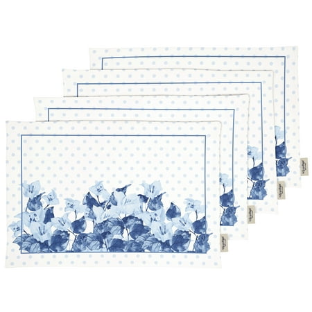 Vargottam Placemats- Placemat For Dining Table Set Of 4- Printed & Reversible CottonNapkin-IndoorPlacematsFor Home & Kitchen Dining Table- Watercolor Blue Flowers (Medium Blue)
Vargottam Placemats- Placemat For Dining Table Set Of 4- Printed & Reversible CottonNapkin-IndoorPlacematsFor Home & Kitchen Dining Table- Watercolor Blue Flowers (Medium Blue)