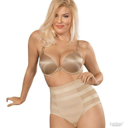 EuroSkins JN25-N-2X Noir Plus Mid Waist Panty Nude - 2X