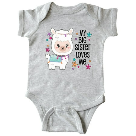 Inktastic My Big Sister Loves Me- cute and happy llama Gift Baby Boy or Baby Girl Bodysuit
Inktastic My Big Sister Loves Me- cute and happy llama Gift Baby Boy or Baby Girl Bodysuit