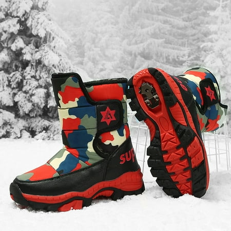 Kids Snow Boots Boys Girls Winter Boots Warm Waterproof Outdoor Non Slip Cold Weather Unisex Boots
Kids Snow Boots Boys Girls Winter Boots Warm Waterproof Outdoor Non Slip Cold Weather Unisex Boots