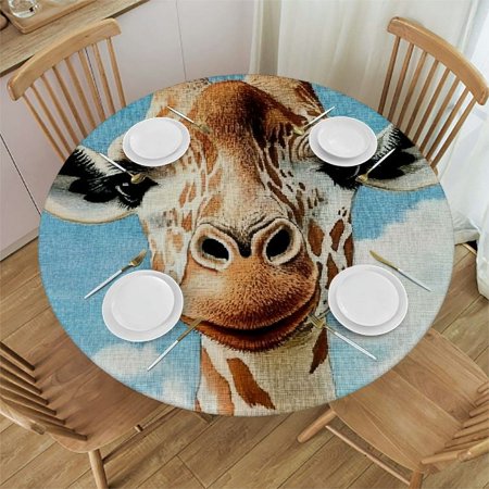 Patifu Giraffe Clouds Sky Round Tablecloth 100% Polyester Stain-Resistant Washable for Indoor Outdoor Dining Parties Outdoor Picnic Camping Kitchen Dining Party Fitted 31 -35
Patifu Giraffe Clouds Sky Round Tablecloth 100% Polyester Stain-Resistant Washable for Indoor Outdoor Dining Parties Outdoor Picnic Camping Kitchen Dining Party Fitted 31 -35