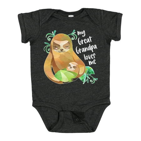 Inktastic My Great Grandpa Loves Me Cute Sloth and Baby Gift Baby Boy or Baby Girl Bodysuit
Inktastic My Great Grandpa Loves Me Cute Sloth and Baby Gift Baby Boy or Baby Girl Bodysuit