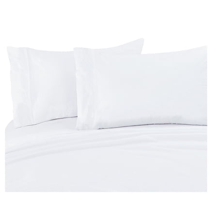 White 300 Thread Count Cotton Sheet Set Full