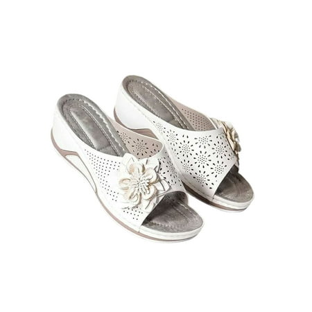 Zodanni Ladies Wedge Sandals Summer Platform Sandal Beach Slides Womens Slide Slippers Lightweight Slip On Casual Shoes White 7.5
Zodanni Ladies Wedge Sandals Summer Platform Sandal Beach Slides Womens Slide Slippers Lightweight Slip On Casual Shoes White 7.5