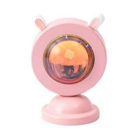 Foaenda Sunset Lamp | Adorable LED Sunset Projector Lights with Cute Ears | USB Rechargeable Night Light Bedroom Sunset Lamps for Photography Party Home Decor
Foaenda Sunset Lamp | Adorable LED Sunset Projector Lights with Cute Ears | USB Rechargeable Night Light Bedroom Sunset Lamps for Photography Party Home Decor