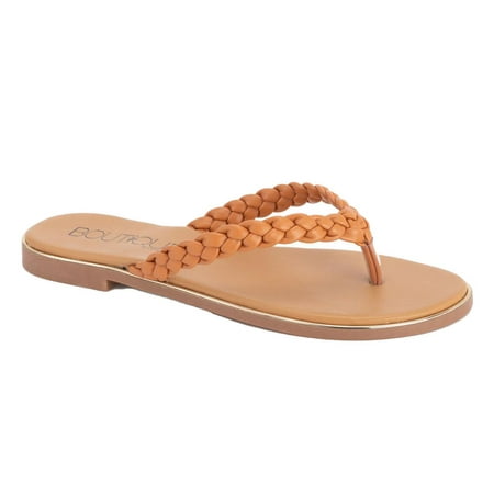 Corkys Footwear Womens 41-0134-COGN Women s Corky Pigtail 6 B Cognac