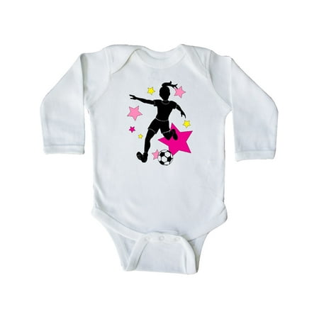 Inktastic Girl Playing Soccer- Pink and Yellow Stars Gift Baby Girl Long Sleeve Bodysuit
Inktastic Girl Playing Soccer- Pink and Yellow Stars Gift Baby Girl Long Sleeve Bodysuit