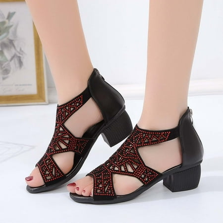 Vintage Roma Sandals Beach Holiday Shoes Dresses For Women 2023 Womens Sandals Women s Summer Fashion Fish Mouth Rhinestone Hollow Out Sandals Back Zipper Middle Heels Sandals Red
Vintage Roma Sandals Beach Holiday Shoes Dresses For Women 2023 Womens Sandals Women s Summer Fashion Fish Mouth Rhinestone Hollow Out Sandals Back Zipper Middle Heels Sandals Red