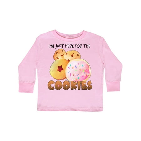 Inktastic I m Just Here for the Cookies Gift Toddler Boy or Toddler Girl Long Sleeve T-Shirt
Inktastic I m Just Here for the Cookies Gift Toddler Boy or Toddler Girl Long Sleeve T-Shirt