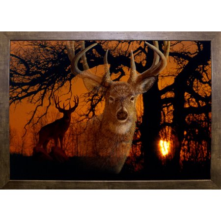 Silhouettes Of Autumn-GORSEM55555 Print 15.5"x22.25" by Gordon Semmens in a Cafe Mocha