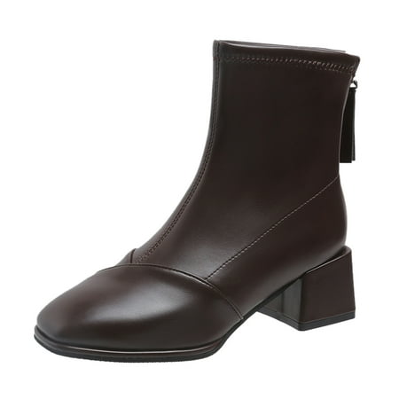 QYZEU Womens Slide Sandals Wide Calf Thigh High Boots for Women Size 10 Fashion Women Artificial Leather Solid Color Autumn Thick Sole Square Heels Zipper Mid Booties Square Toe Shoes
QYZEU Womens Slide Sandals Wide Calf Thigh High Boots for Women Size 10 Fashion Women Artificial Leather Solid Color Autumn Thick Sole Square Heels Zipper Mid Booties Square Toe Shoes