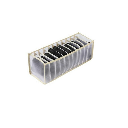 Clothes Storage Organizer Drawer Closet Wardrobe Compartments Organizing Box Jeans Socks Underwear Bra Separation Holder 7 Grids Gray
Clothes Storage Organizer Drawer Closet Wardrobe Compartments Organizing Box Jeans Socks Underwear Bra Separation Holder 7 Grids Gray