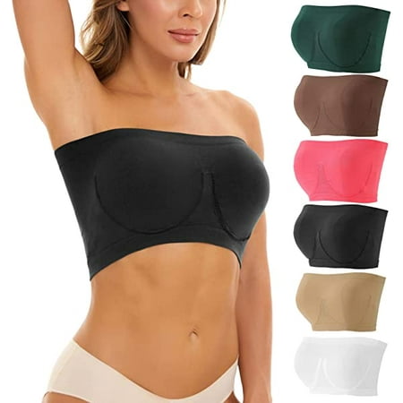 Sports Bras For Women Plus Size Strapless Bra Bandeau Tube Padded Top Stretchy Yoga Fitness Bra
Sports Bras For Women Plus Size Strapless Bra Bandeau Tube Padded Top Stretchy Yoga Fitness Bra