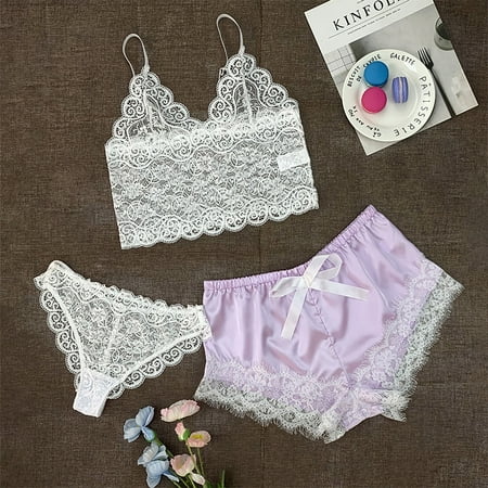 Qcmgmg Women s Bra and Panty Set Sexy Hollow Out Lingerie Set Lace Bra and Panty Set M
Qcmgmg Women s Bra and Panty Set Sexy Hollow Out Lingerie Set Lace Bra and Panty Set M