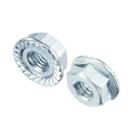 Uxcell #10-32 Serrated Flange Hex Lock Nuts Carbon Steel Zinc Plated 100 Pack
Uxcell #10-32 Serrated Flange Hex Lock Nuts Carbon Steel Zinc Plated 100 Pack