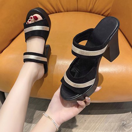Ladies Shoes Casual Sandals Fashion Open Toe Platform Heel High Heel Sandals Note Please Buy One Or Two Sizes Larger
Ladies Shoes Casual Sandals Fashion Open Toe Platform Heel High Heel Sandals Note Please Buy One Or Two Sizes Larger