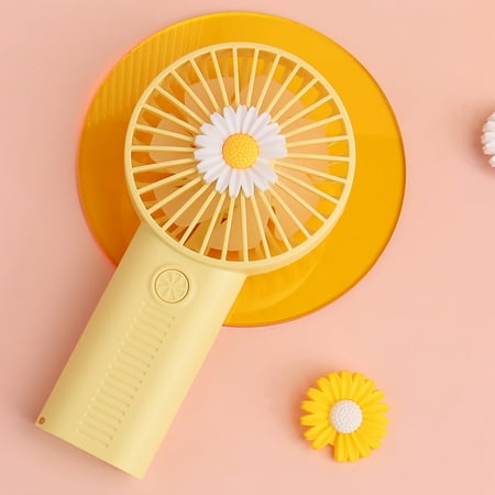 Fancy Handheld Portable Fan USB Rechargeable Personal Fan Battery Operated Small Fan with 3 Speeds for Travel/Commute/Makeup/Office Yellow
Fancy Handheld Portable Fan USB Rechargeable Personal Fan Battery Operated Small Fan with 3 Speeds for Travel/Commute/Makeup/Office Yellow
