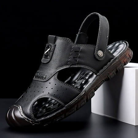 Leather Casual Shoes For Men High Quality Classic Men Sandals Summer Outdoor Walking Men Sneakers Breathable Men Sandals A8
Leather Casual Shoes For Men High Quality Classic Men Sandals Summer Outdoor Walking Men Sneakers Breathable Men Sandals A8