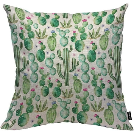 HOSNYE Cactus Throw Pillow Case Cushion Covers Watercolor Cactus Plants and Purple Flowers Cotton Linen for Couch Bed Sofa Car Waist 16x16 inch
HOSNYE Cactus Throw Pillow Case Cushion Covers Watercolor Cactus Plants and Purple Flowers Cotton Linen for Couch Bed Sofa Car Waist 16x16 inch