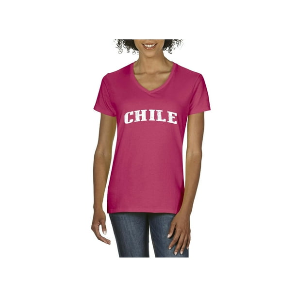 Chile Women V-Neck T-Shirt