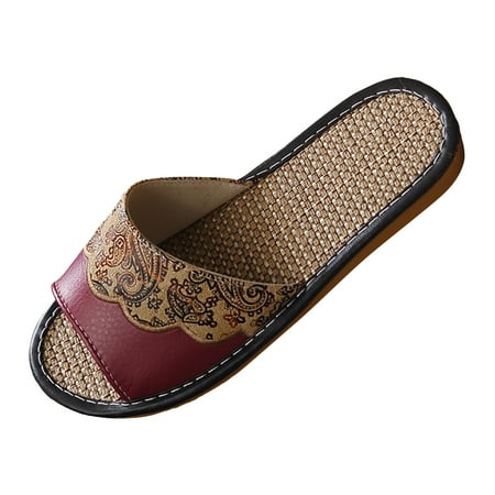 Quealent Adult Women Shoes Puppy Slippers for Women European Style Velvet Printed Linen Leather Slippers Women s Fuzzy Open Toe Slippers for Women 6.5
Quealent Adult Women Shoes Puppy Slippers for Women European Style Velvet Printed Linen Leather Slippers Women s Fuzzy Open Toe Slippers for Women 6.5