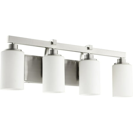 Quorum International 5207-4 Lancaster 4 Light 27-1/2 Wide Bathroom Vanity Light - Nickel
Quorum International 5207-4 Lancaster 4 Light 27-1/2 Wide Bathroom Vanity Light - Nickel
