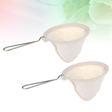 NUOLUX 2pcs Resuable Strainer Stainless Steel Handle Coffee Filter for Home Coffee Shop
NUOLUX 2pcs Resuable Strainer Stainless Steel Handle Coffee Filter for Home Coffee Shop