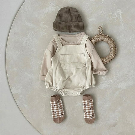 Aayomet Long Sleeve Bodysuit Baby Boy Sweatshirt Romper for Infant Baby Girl Boy Long Sleeve Crewneck Oversized Bodysuit Waffle Fall Winter Pullover Top Beige 0-6 Months
Aayomet Long Sleeve Bodysuit Baby Boy Sweatshirt Romper for Infant Baby Girl Boy Long Sleeve Crewneck Oversized Bodysuit Waffle Fall Winter Pullover Top Beige 0-6 Months