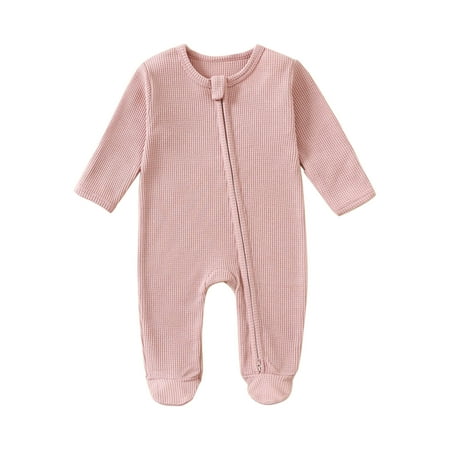HADST Newborn Baby Boy Girl Footies Rompers - Infant Cotton Long Sleeve Jumpsuits 3-12 Months
HADST Newborn Baby Boy Girl Footies Rompers - Infant Cotton Long Sleeve Jumpsuits 3-12 Months