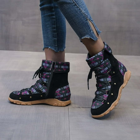 Juebong Boots Deals Womens Plus Size Ethnic Style Retro Side Zipper Round Toe Short Boots Plus Size Vintage Booties
Juebong Boots Deals Womens Plus Size Ethnic Style Retro Side Zipper Round Toe Short Boots Plus Size Vintage Booties