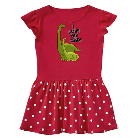 Inktastic I Love my Dad with Baby and Daddy Brontosauruses Gift Baby Girl Dress
Inktastic I Love my Dad with Baby and Daddy Brontosauruses Gift Baby Girl Dress