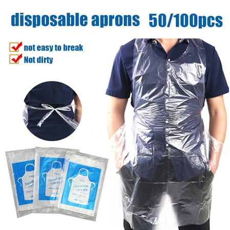 50/100Pcs Kids Adults Plastic Disposable Anti Oil Stain Cooking Painting Apron Pink PE
50/100Pcs Kids Adults Plastic Disposable Anti Oil Stain Cooking Painting Apron Pink PE