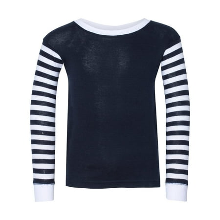Rabbit Skins Toddler Baby Rib Long Sleeve Pajama Top Size up to 5/6T