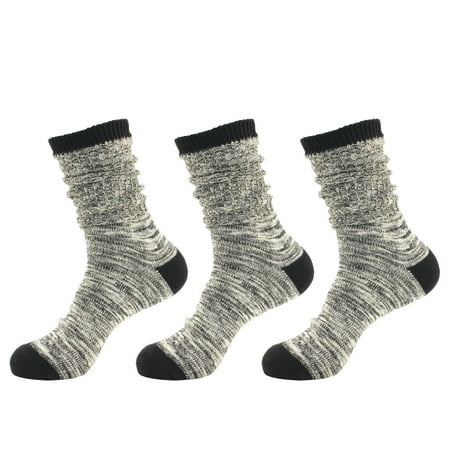 Women s Vintage Ribbed Style Slouch Boot Cotton Fall Winter Crew Socks - 3 Pairs (Black White)
Women s Vintage Ribbed Style Slouch Boot Cotton Fall Winter Crew Socks - 3 Pairs (Black White)