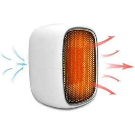 Portable Fan Electric Heater Ceramic 500W with Thermostat and Safety Cut-Off Rapid heating in 5 seconds
Portable Fan Electric Heater Ceramic 500W with Thermostat and Safety Cut-Off Rapid heating in 5 seconds
