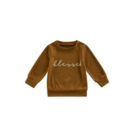 wsevypo Infant Baby Girls Boys Crewneck Sweatshirt Tops Letter Printed Long Sleeve Pullover Causal Outwears
wsevypo Infant Baby Girls Boys Crewneck Sweatshirt Tops Letter Printed Long Sleeve Pullover Causal Outwears