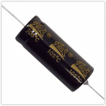 Axial Electrolytic Capacitor Polarized 1000uF 16V 105C Tolerance ±20%