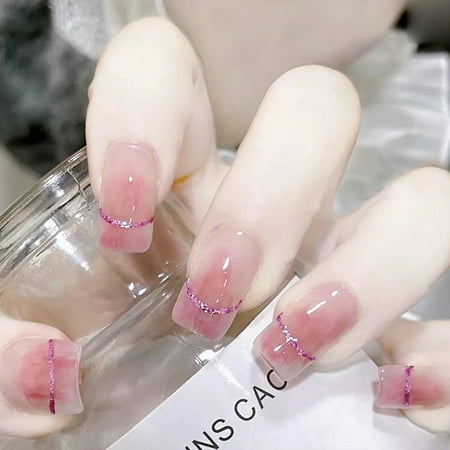 24PCS Halos Staining Press On Nails Sweet Style Wearable Full Cover Long Nails Glue Models
24PCS Halos Staining Press On Nails Sweet Style Wearable Full Cover Long Nails Glue Models