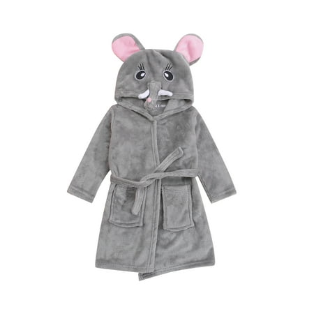 Calsunbaby Toddler Infant Unisex Children Hooded Sleeping Gown Long Sleeve Thick Bath Robe with Elephant Hat
Calsunbaby Toddler Infant Unisex Children Hooded Sleeping Gown Long Sleeve Thick Bath Robe with Elephant Hat