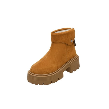 Daeful Womens Comfort Block Low Calf Boot Outdoor Lightweight Booties Party Slip Resistant Zip Up Winter Shoes Yellow 6.5
Daeful Womens Comfort Block Low Calf Boot Outdoor Lightweight Booties Party Slip Resistant Zip Up Winter Shoes Yellow 6.5