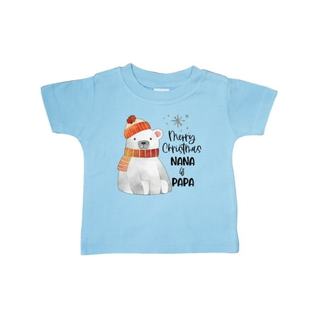 Inktastic Merry Christmas Nana and Papa Cute Polar Bear Gift Baby Boy or Baby Girl T-Shirt
Inktastic Merry Christmas Nana and Papa Cute Polar Bear Gift Baby Boy or Baby Girl T-Shirt