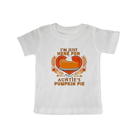 Inktastic I m Just Here for Auntie s Pumpkin Pie with Hearts Gift Baby Boy or Baby Girl T-Shirt
Inktastic I m Just Here for Auntie s Pumpkin Pie with Hearts Gift Baby Boy or Baby Girl T-Shirt