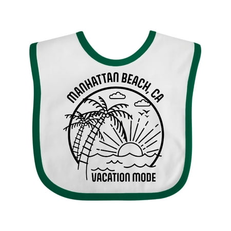 Inktastic Summer Vacation Mode Manhattan Beach California Gift Baby Boy or Baby Girl Bib
Inktastic Summer Vacation Mode Manhattan Beach California Gift Baby Boy or Baby Girl Bib