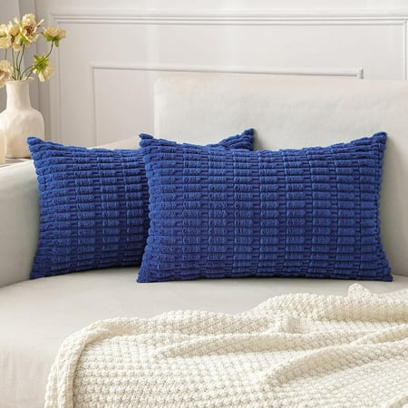 MIULEE Pack of 2 Royal Blue Throw Pillow Covers 16x16 Inch Corduroy Decorative Couch Pillow Covers Soft Boho Striped Pillow Covers Modern Farmhouse Home Decor for Spring Sofa Living Room Bed
MIULEE Pack of 2 Royal Blue Throw Pillow Covers 16x16 Inch Corduroy Decorative Couch Pillow Covers Soft Boho Striped Pillow Covers Modern Farmhouse Home Decor for Spring Sofa Living Room Bed