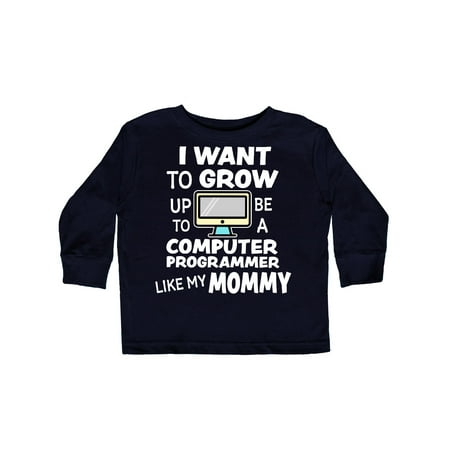 Inktastic I Want To Grow up To Be a Computer Programmer Like My Mommy Gift Toddler Boy or Toddler Girl Long Sleeve T-Shirt
Inktastic I Want To Grow up To Be a Computer Programmer Like My Mommy Gift Toddler Boy or Toddler Girl Long Sleeve T-Shirt