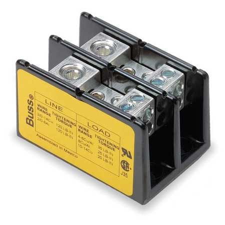 Power Distribution Block - 2-Pole 1 Tap - #2/0-14 AWG Wire 4 Tap - #4-14 AWG Wire 600 Volt 175 Amp
Power Distribution Block - 2-Pole 1 Tap - #2/0-14 AWG Wire 4 Tap - #4-14 AWG Wire 600 Volt 175 Amp