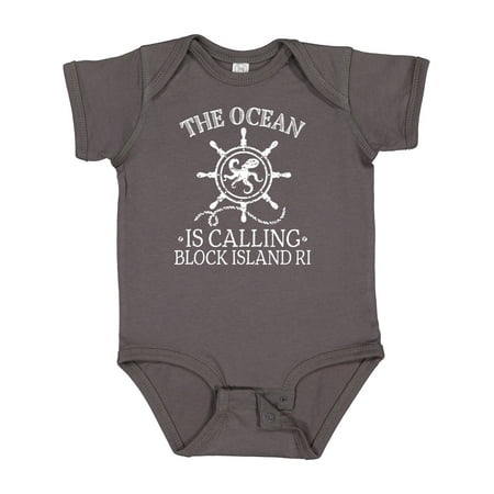 Inktastic Block Island Rhode Island Vacation Gift Baby Boy or Baby Girl Bodysuit